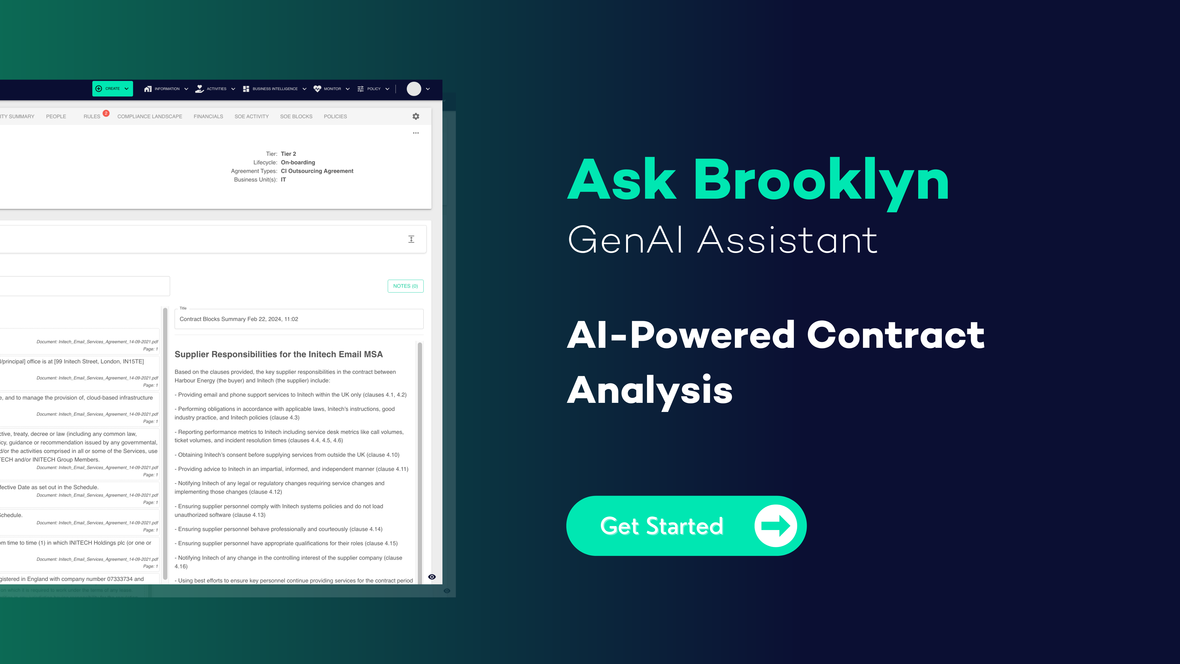 Brooklyn’s AI-Automated Contract Analysis image