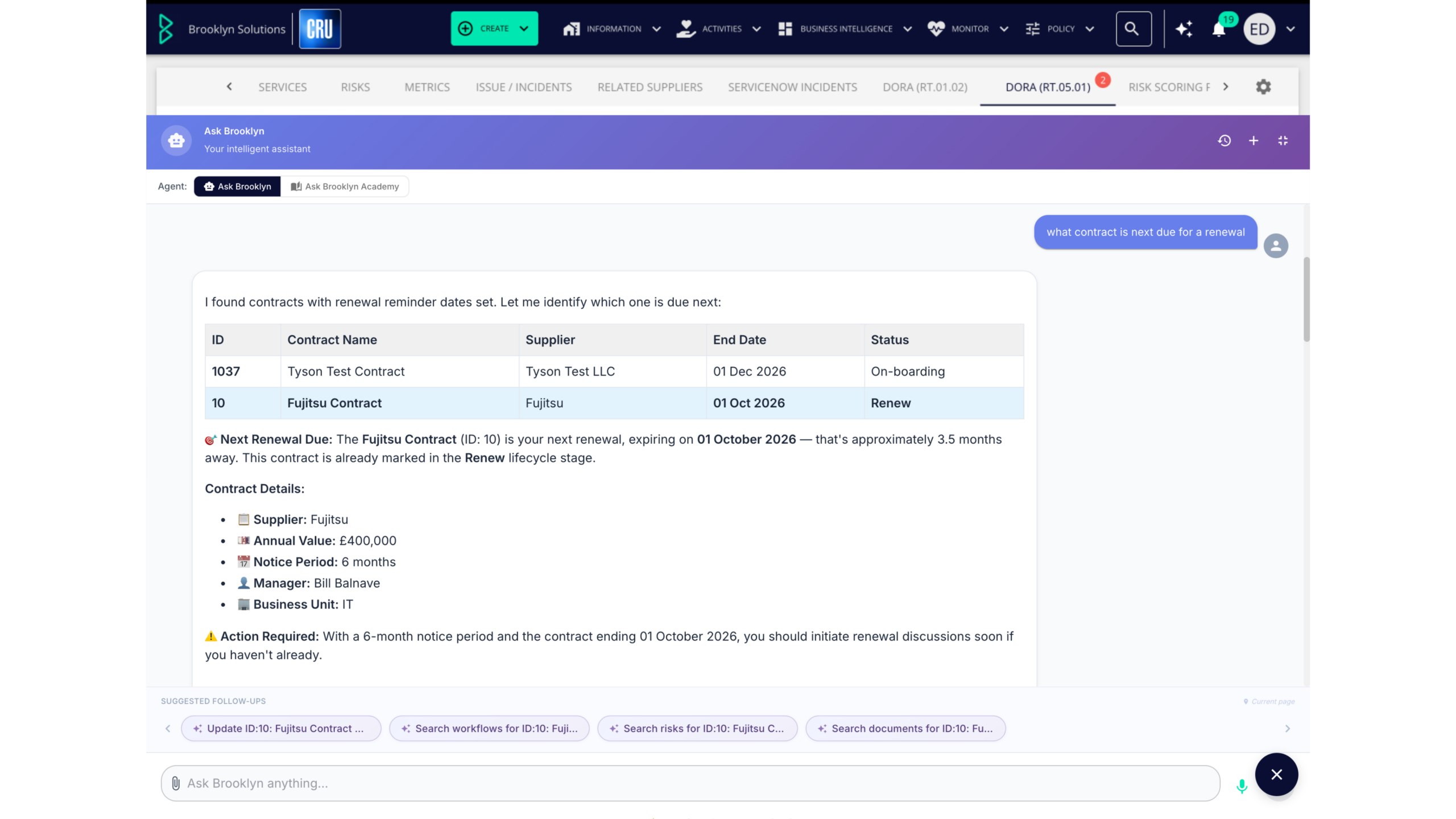 AI Contract Renewal Management